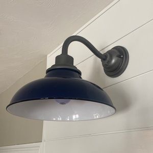 Rejuvenation 12” wall light (sconce) blue